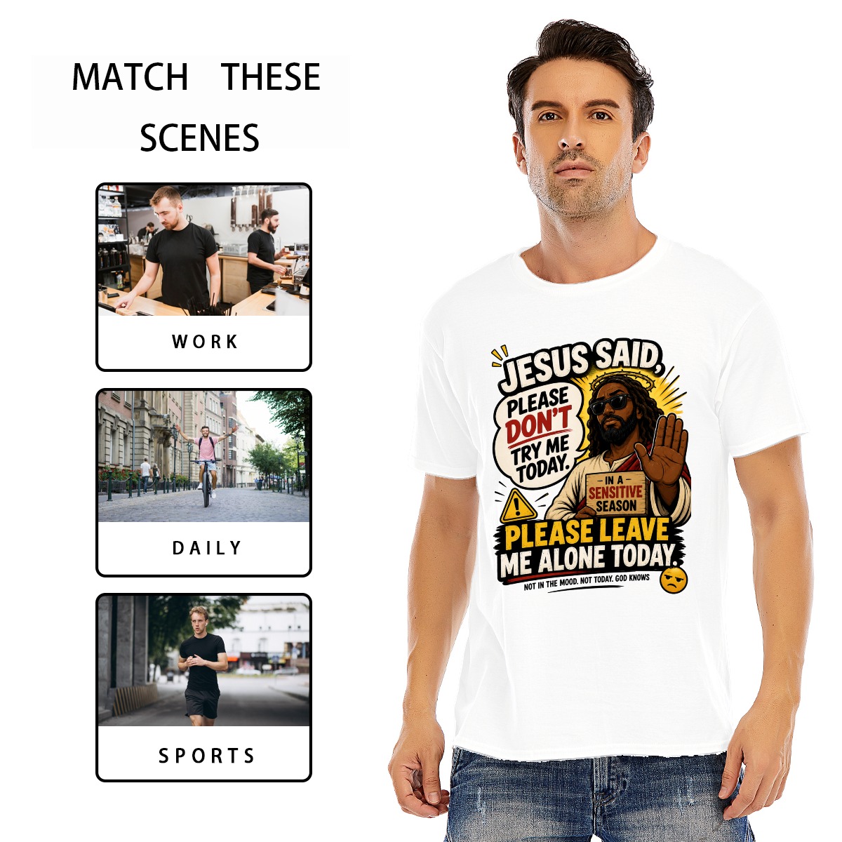 Jesus Said Unisex O-neck Short Sleeve T-shirt - Image 4