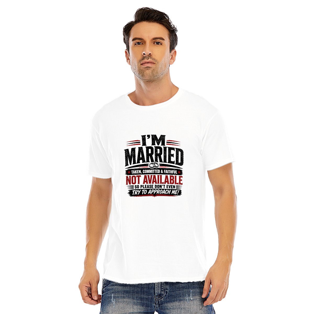 I'm Married Unisex O-neck Short Sleeve T-shirt